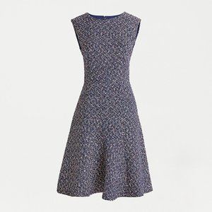 NWT. J. Crew A-line dress in confetti tweed